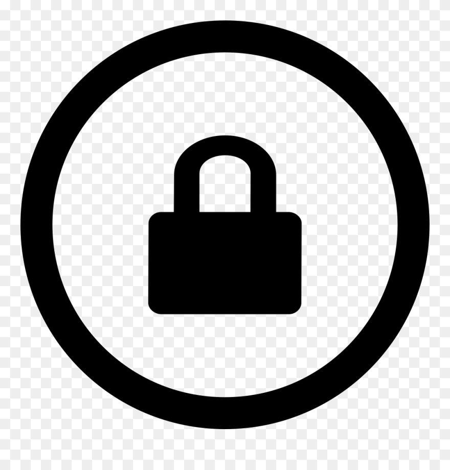 Banner Free Stock Locked Padlock In Button Svg Png - Transparent Background Calls Png Clipart