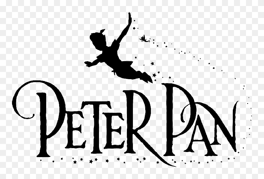 Peter And Wendy Peter Pan Tinker Bell Clip Art Captain - Silhouette - Png Download