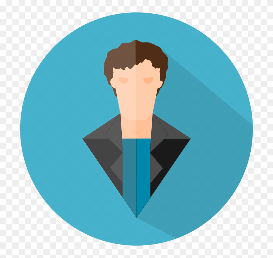 Human Behavior,male,angle - Sherlock Holmes Cumberbatch Benedict Cartoon Clipart - Png Download