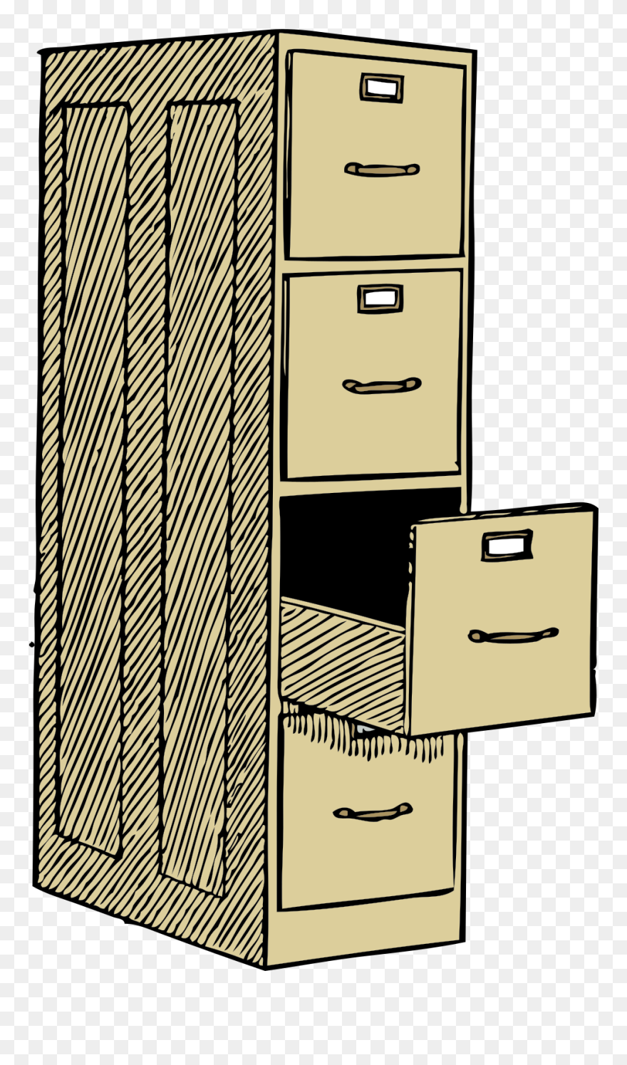 Office Cabinet Clip Art - Png Download