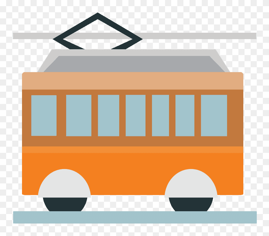 Railway Car Emoji Clipart - Png Download