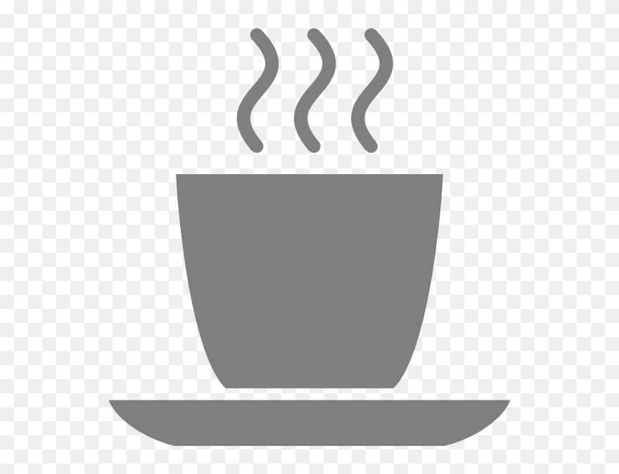 Coffee Cup Clipart Black And White - Png Download