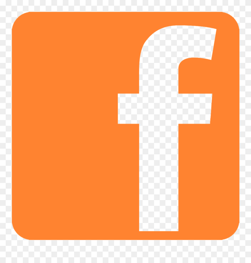 Energy Fb Icon - Facebook Icon Png Orange Clipart