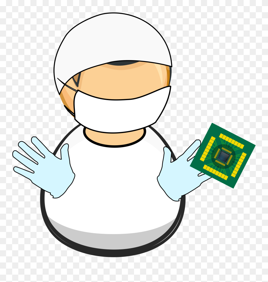 Clean Lab Worker Clip Arts - Lab Worker Cartoon - Png Download