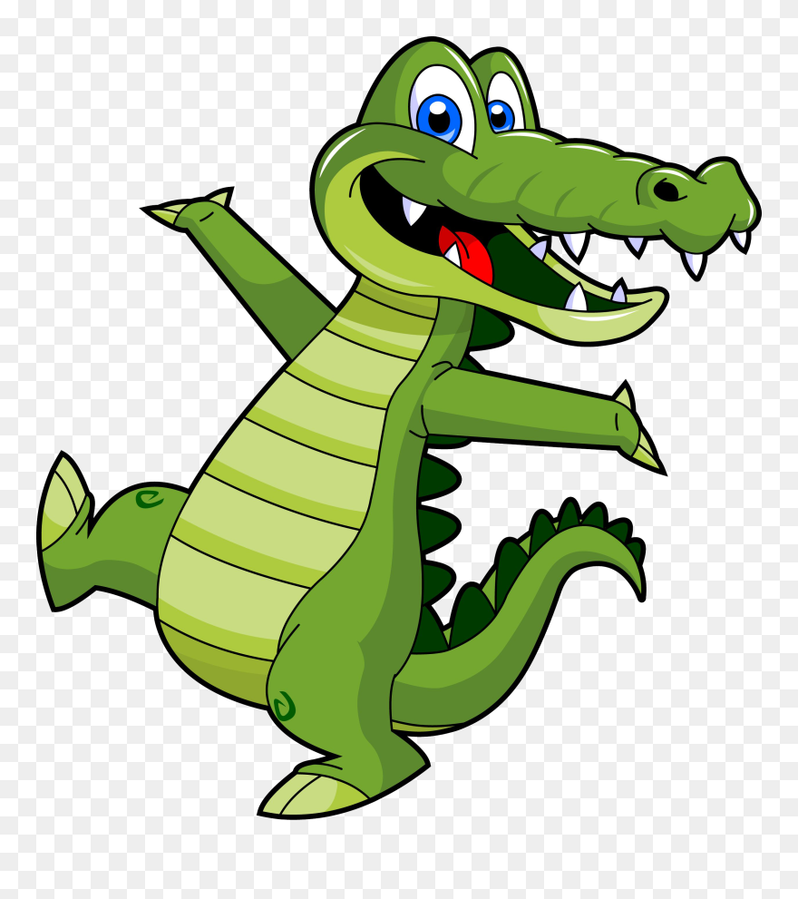 Crocodile Clip Clip Art - Alligator Clipart - Png Download