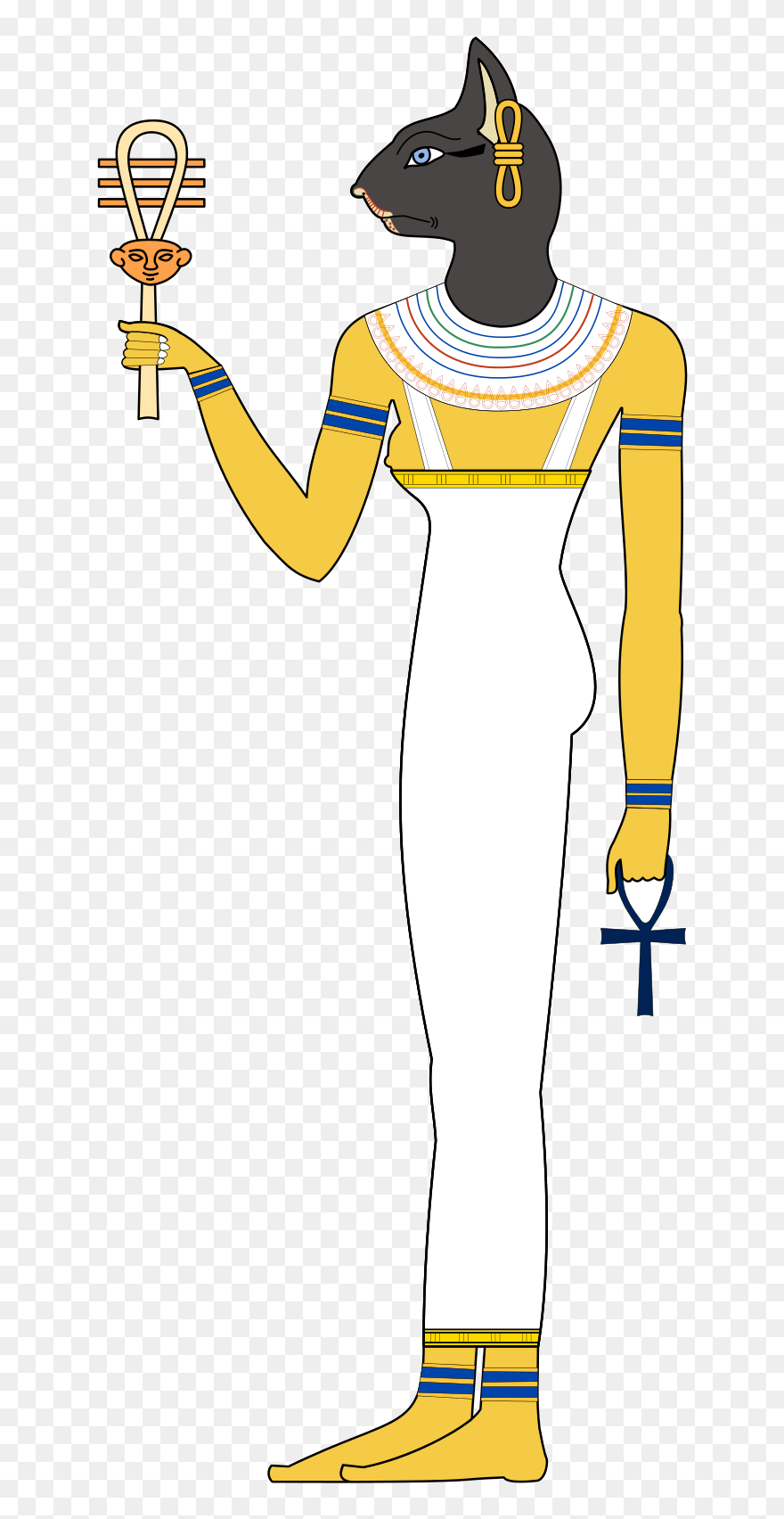 Bastet - Svg - Egyptian Goddess Clipart