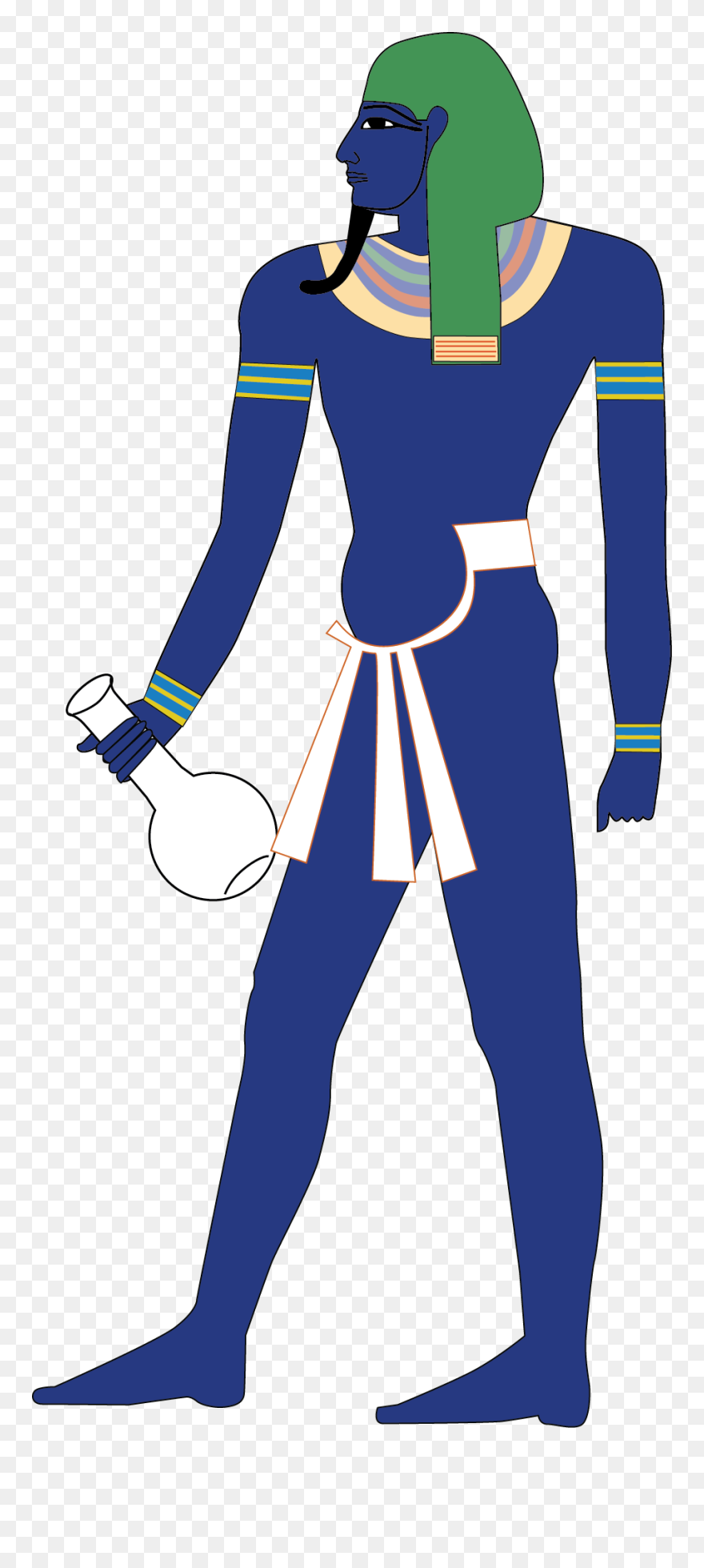 Egypt Clipart Egyptian Goddess - Hapi Egyptian God - Png Download