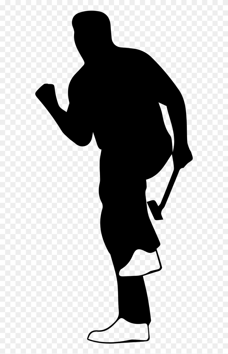 Golf Course Golf Clubs Golf Balls Putter - Silhouette Transparent Golfer Clipart