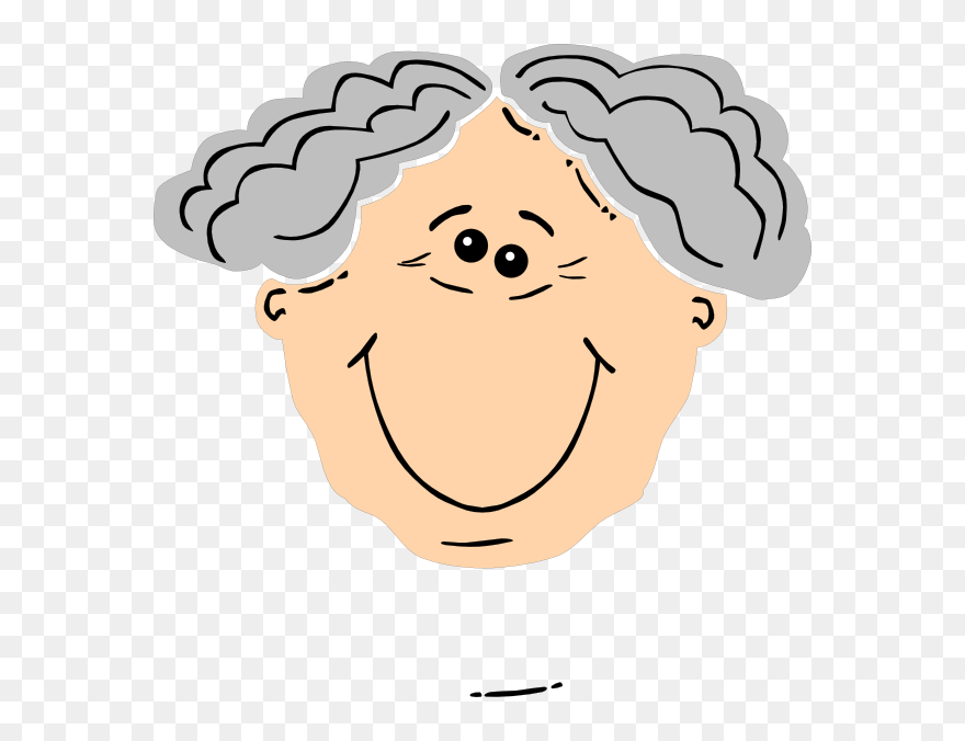 Grandfather Clipart - Kid Face Cartoon Png Transparent Png