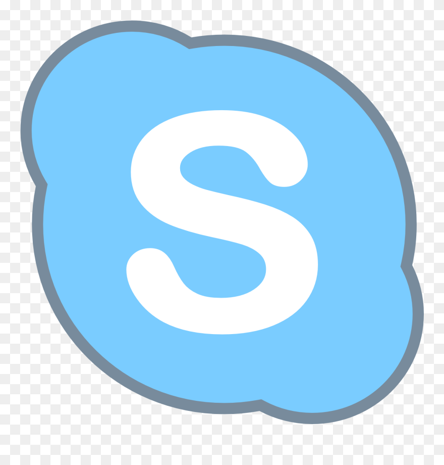 Skype Logo, Skype Icon Download Icons - Sad Smiley Clipart