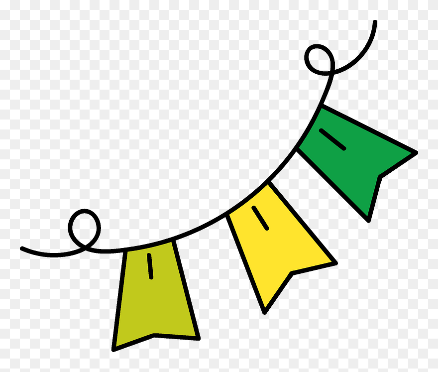 Flag Garland Clipart - Png Download