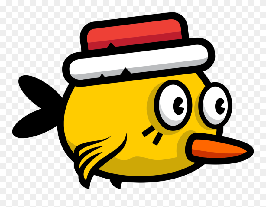 Smiley,yellow,snout - Flappy Bird Png Free Clipart
