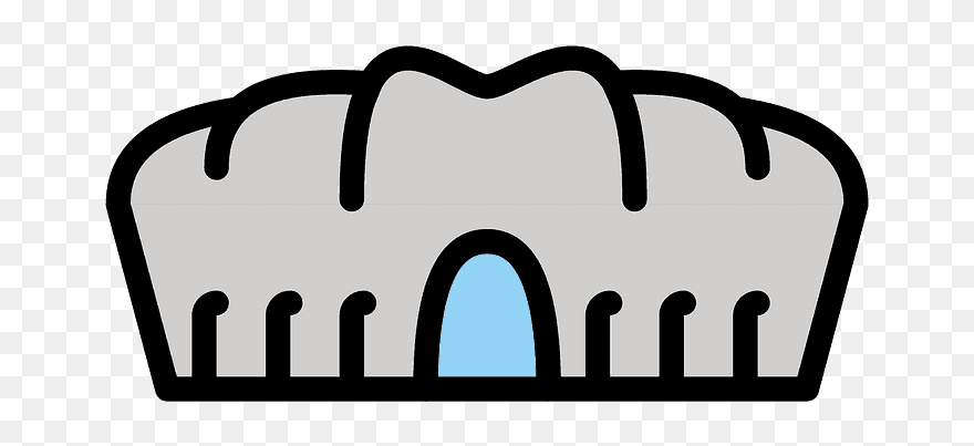 Stadium Emoji Clipart - Png Download