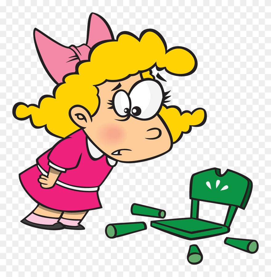 Goldilocks Broken Chair Clipart