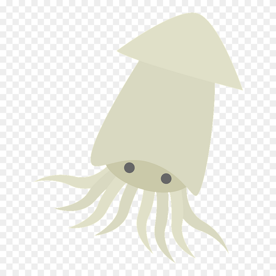 Squid Animal Clipart - Illustration - Png Download