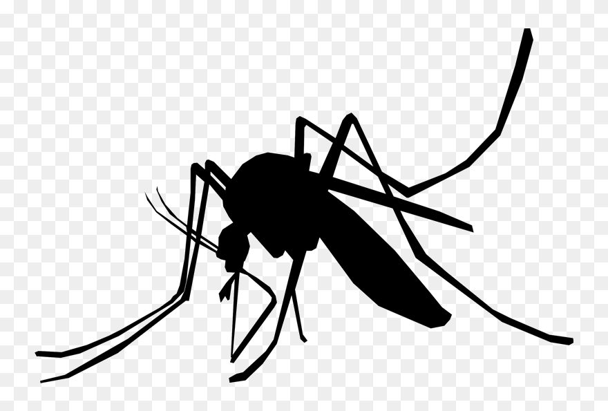 Household Insect Repellents Mosquito Control Pest Control - Mosquito Silhouette Png Clipart