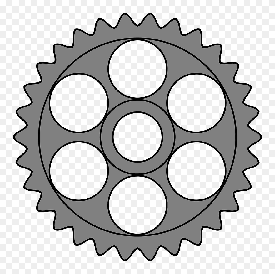 Gears Type4 Teeth30 Clipart - Gear Clipart 23 Tooth - Png Download