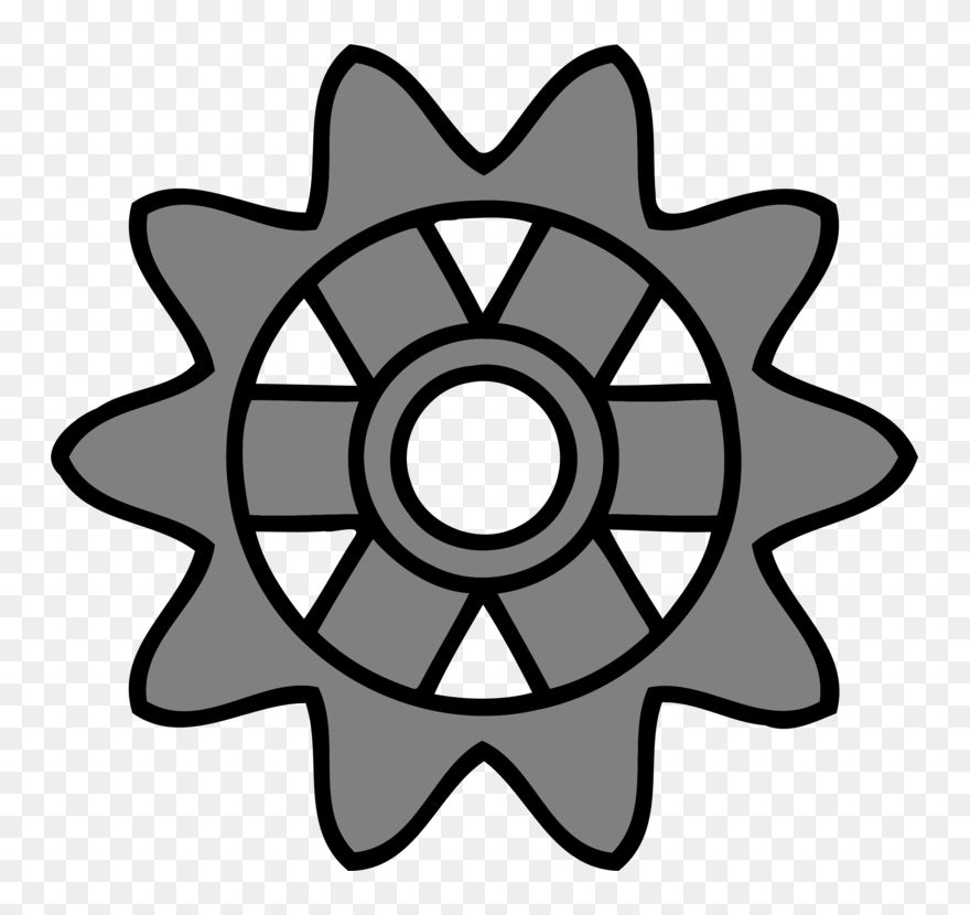 Line Art,symbol,computer Icons - 10 Tooth Gear Png Clipart