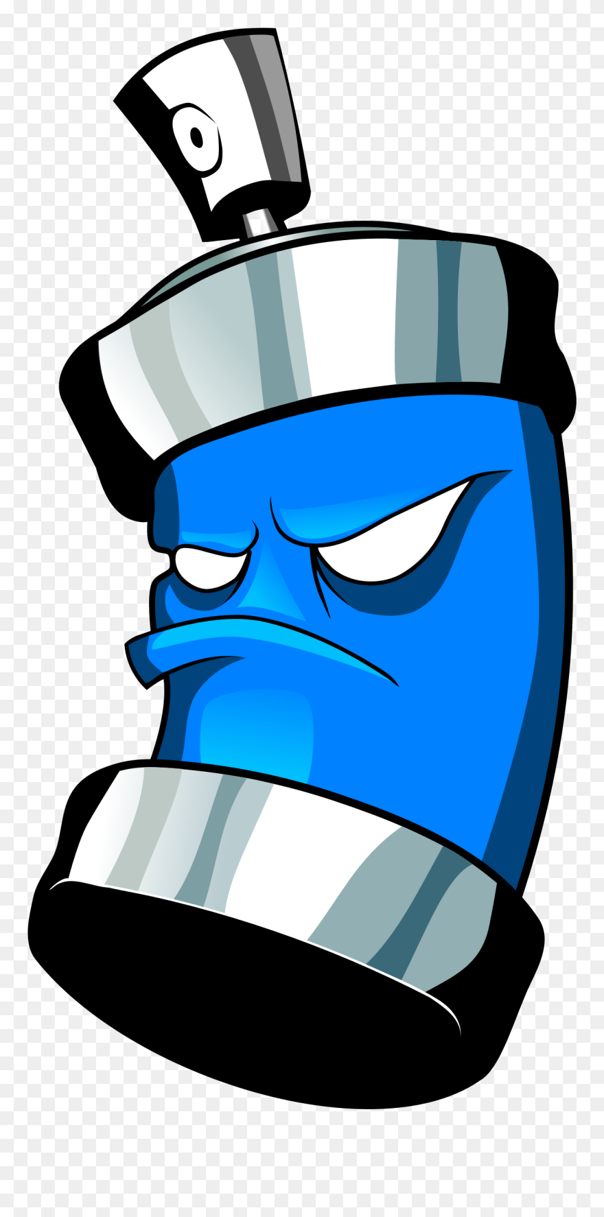 Gangsta Drawing Graffiti Transparent Png Clipart Free - Graffiti Art Spray Can