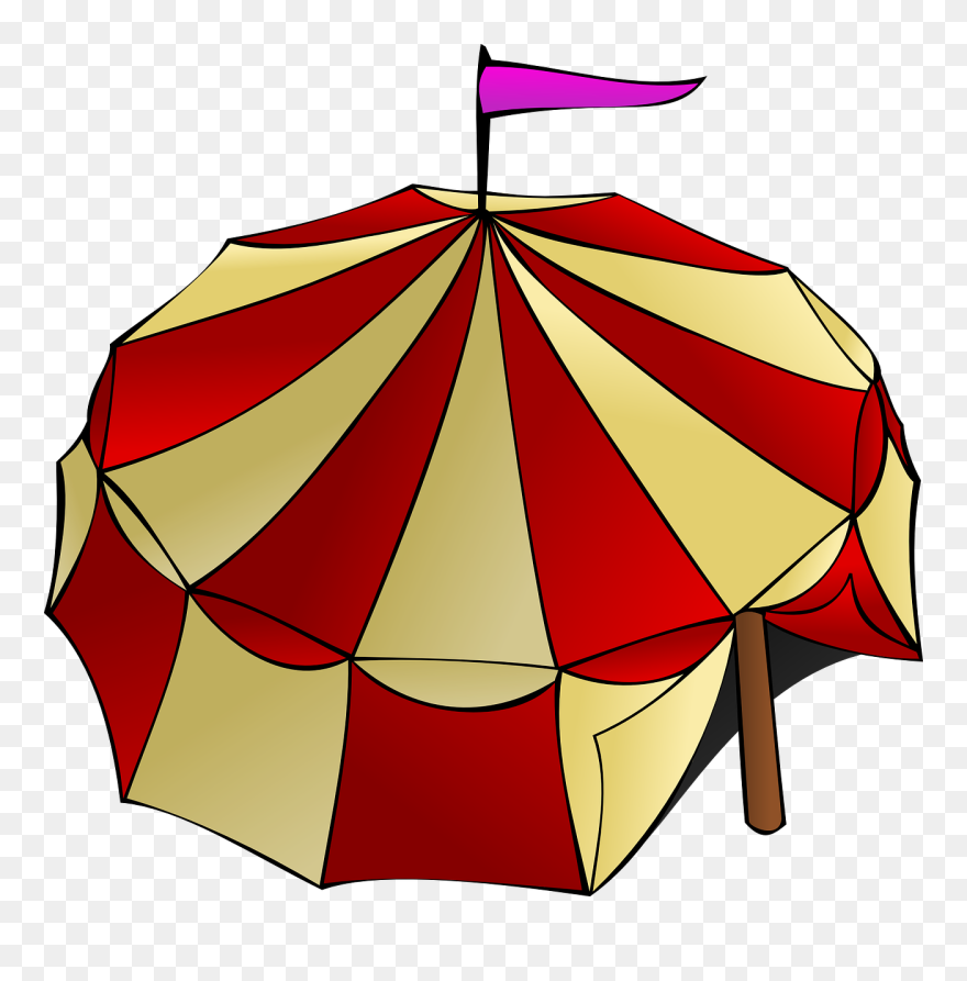 Transparent Tents Clipart - Circus Tent Clip Art - Png Download