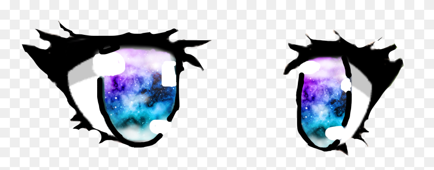 Some Galaxy Eyes For Ya - Gacha Life Eyes Clipart