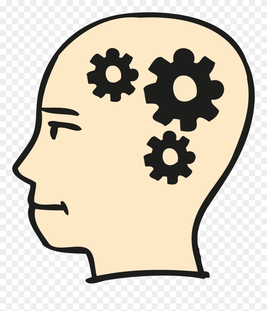 Brain Gears- Clipart