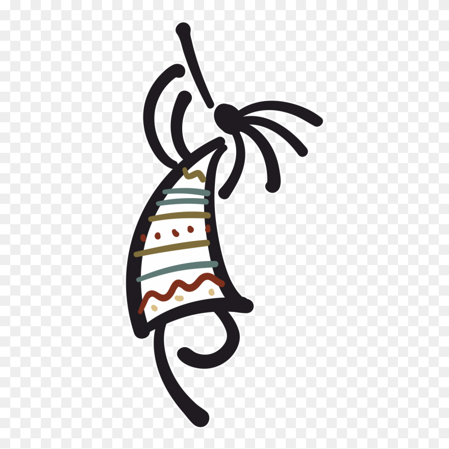Kokopelli Cat Sticker Iron-on Clip Art - Clip Art - Png Download