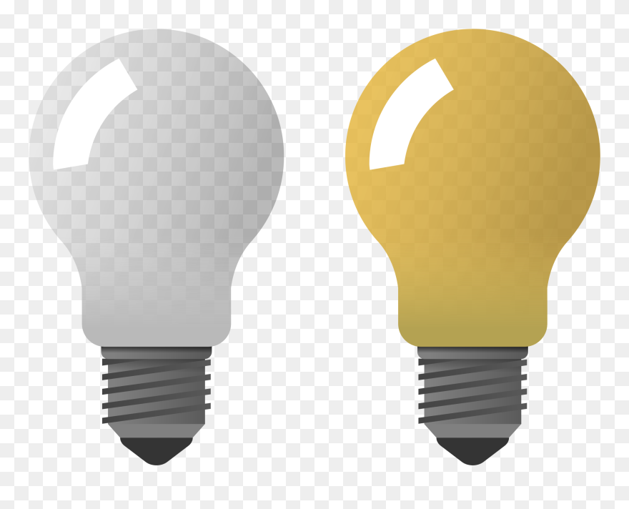 Light Bulb Clipart Transparent Download - Light Bulb On Off Png