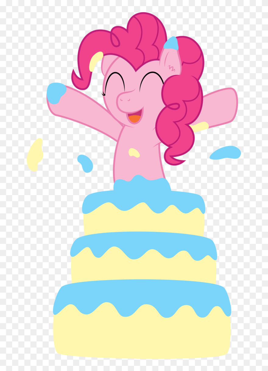 Clip Art Illustration Cartoon Product Pink M - Ponis De Cumpleaños De Dibujo - Png Download