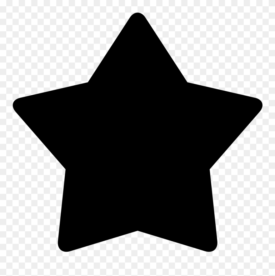 Shape Star Point Clip Art - Favourites Icon Svg - Png Download