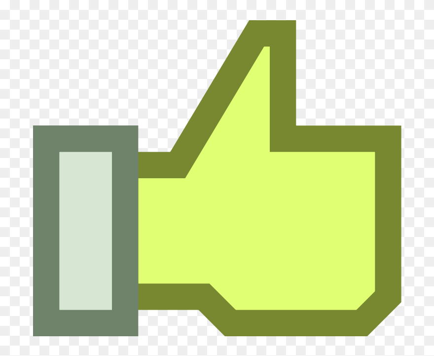 Free Clip Art "thumb Up Like - Clip Art - Png Download
