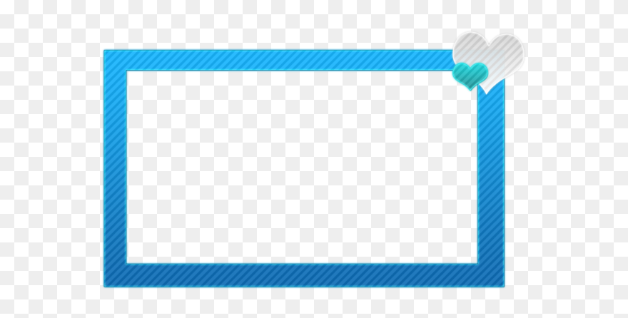 Frame Photoshop Blue Clipart