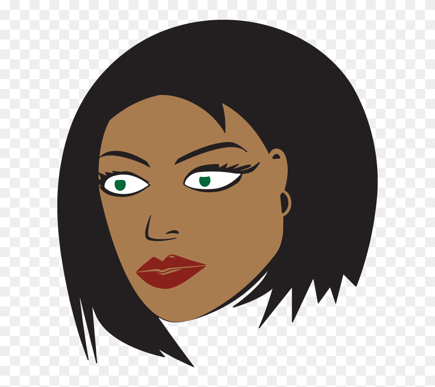 Woman Head Clip Art - Png Download