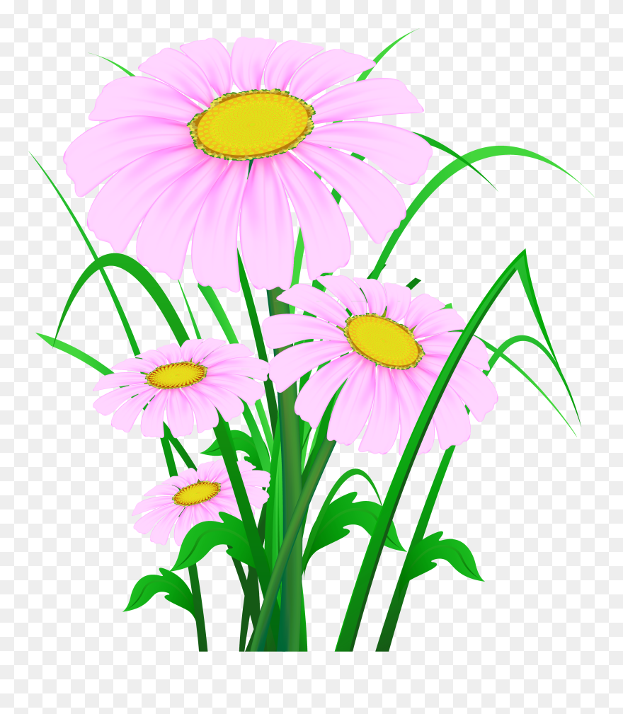 Flower Clip Art - Transparent Wild Flowers Clipart - Png Download