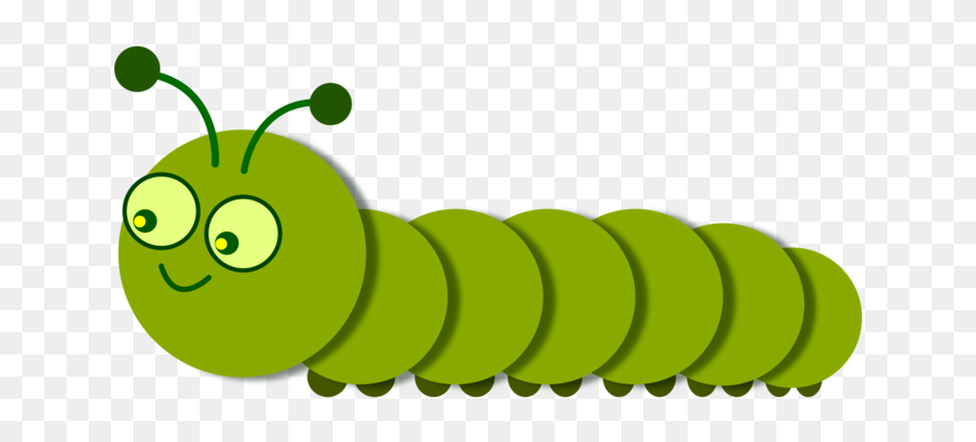 Larva,food,ladybird - Caterpillar Clipart - Png Download