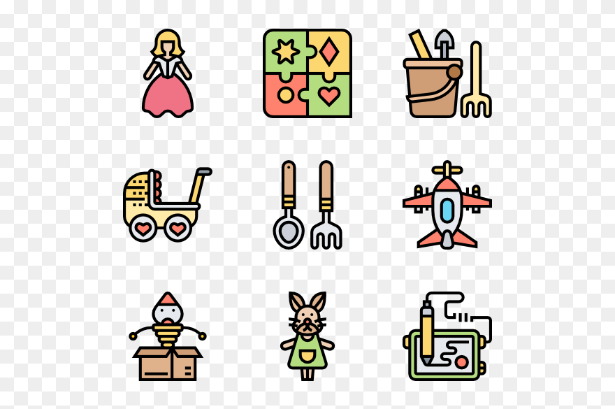 Kawaii Icons Png Clipart