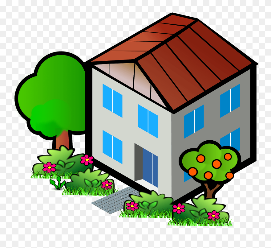 Flat Roof Pictures Clipart - Png Download