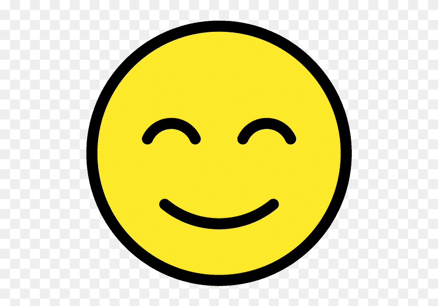 Smiling Face With Smiling Eyes Emoji Clipart - Smile - Png Download