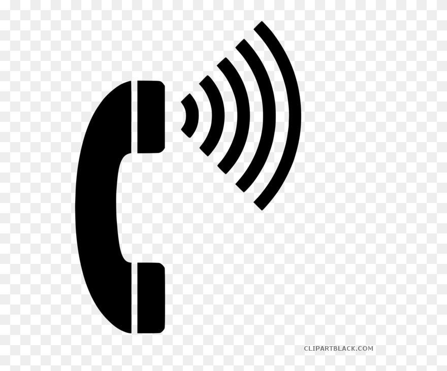 Tools Free Black White - Telephone Clip Art - Png Download