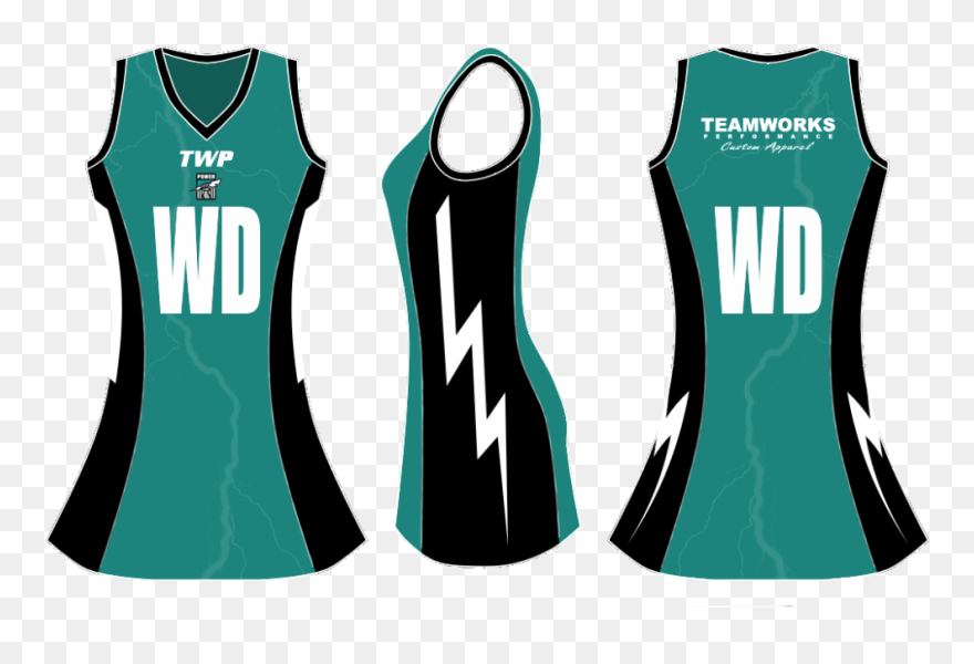 Competition Teamworks Performance Netball - Jersey Netball Clipart