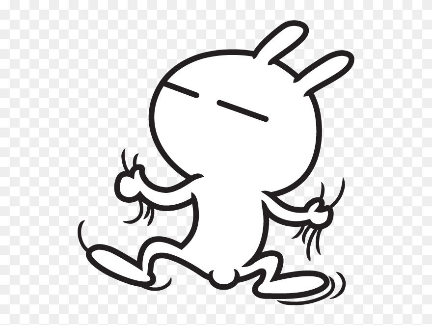 Tuzki Sticker Cartoon 0 Clip Art - Tuziki - Png Download