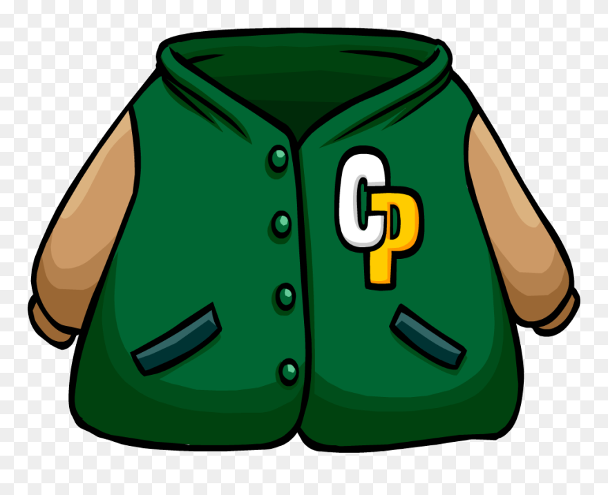 Collection Of Letterman - Club Penguin Jacket Clipart