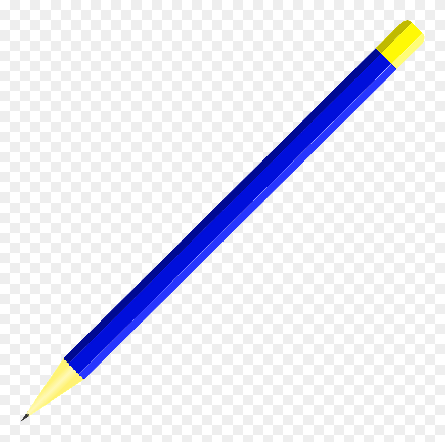 Blue Pencil Clipart - Bottle - Png Download