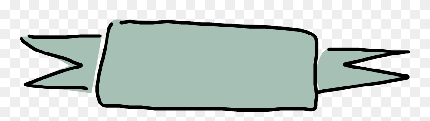 Free Banner Clipart - Ribbon Cute Clipart Banner - Png Download