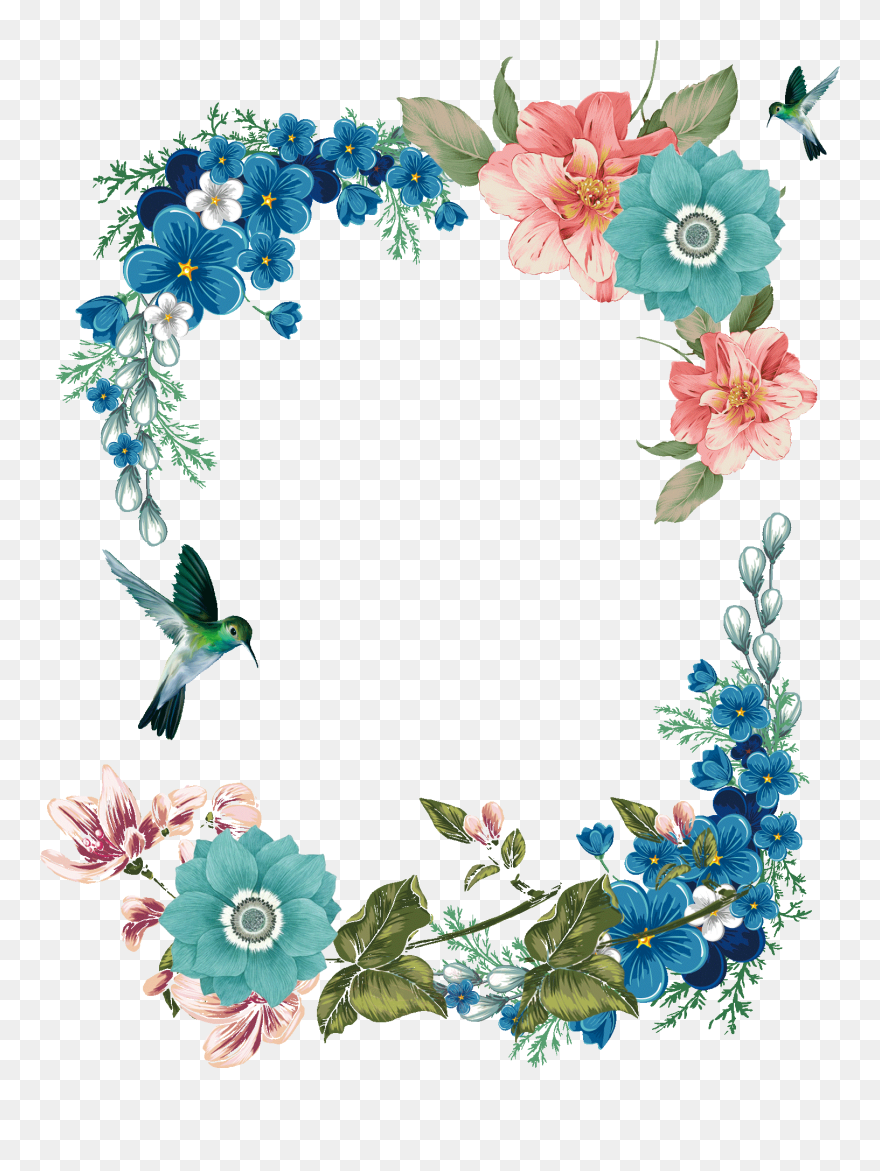 Floral Design Flower Icon - High Resolution Floral Border Clipart