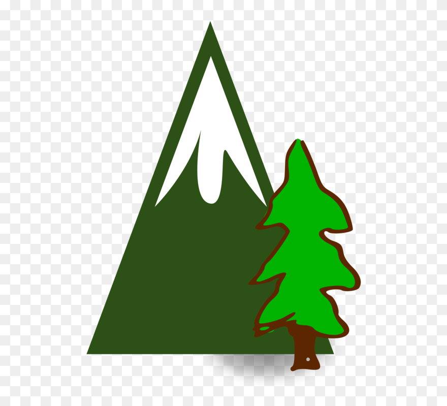 Fir,pine Family,christmas Decoration - Green Mountain Clipart For Kids Transparent - Png Download