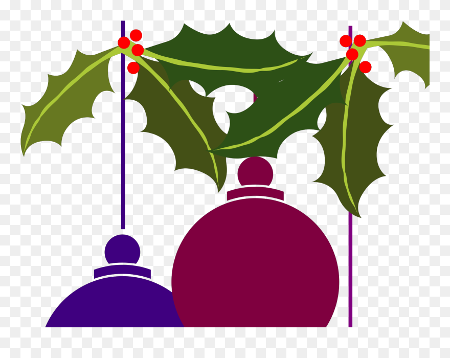 Christmas Tree Balls Clipart - Png Download
