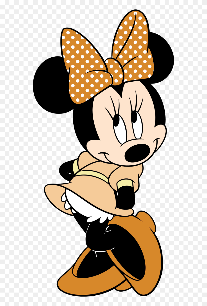 Minnie Mouse Orange Clipart