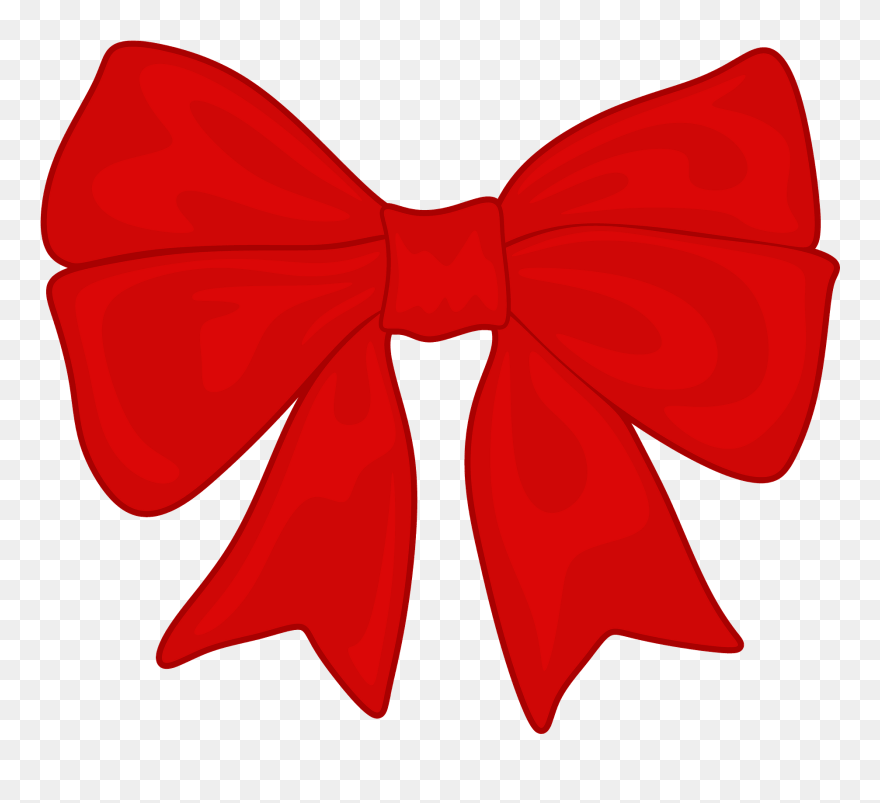 Christmas Bow Clipart - Png Download