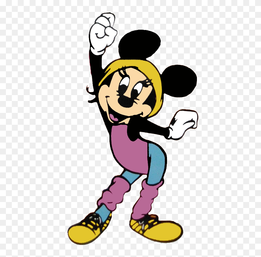 Transparent Excercise Clipart - Minnie Mouse Work Out - Png Download
